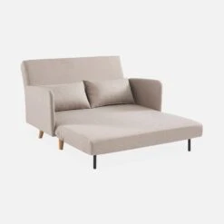 Canapé Convertible 2 Places Pieds Bois Couleur : Beige 15 Canapé Convertible 2 Places Pieds Bois Couleur : Beige -Mobilier de maison isofbpanbg 05bc944fd009c3486ece4e4b6bd6dc1c