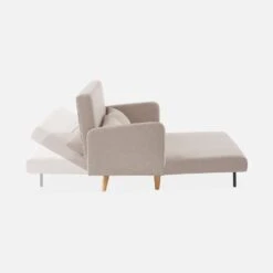 Canapé Convertible 2 Places Pieds Bois Couleur : Beige 14 Canapé Convertible 2 Places Pieds Bois Couleur : Beige -Mobilier de maison isofbpanbg 3cea597296ef4c0321eedddd4c9ce0da