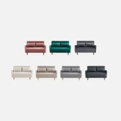 Canapé Convertible 2 Places Tissu Bouclette -Mobilier de maison isofbpanboucl 36bfe0069e67aeb6c09e024b01407660