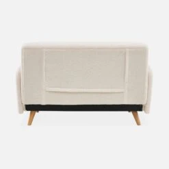 Canapé Convertible 2 Places Tissu Bouclette -Mobilier de maison isofbpanboucl d4d3d7f7da331c6ac0e8ac77fd49b683