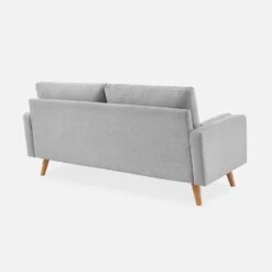 Canapé 3 Places, Pieds Bois Couleur : Gris Clair 11 Canapé 3 Places, Pieds Bois Couleur : Gris Clair -Mobilier de maison isofscan3lgy dd455b66834a1820c66f4520d1efa5a8
