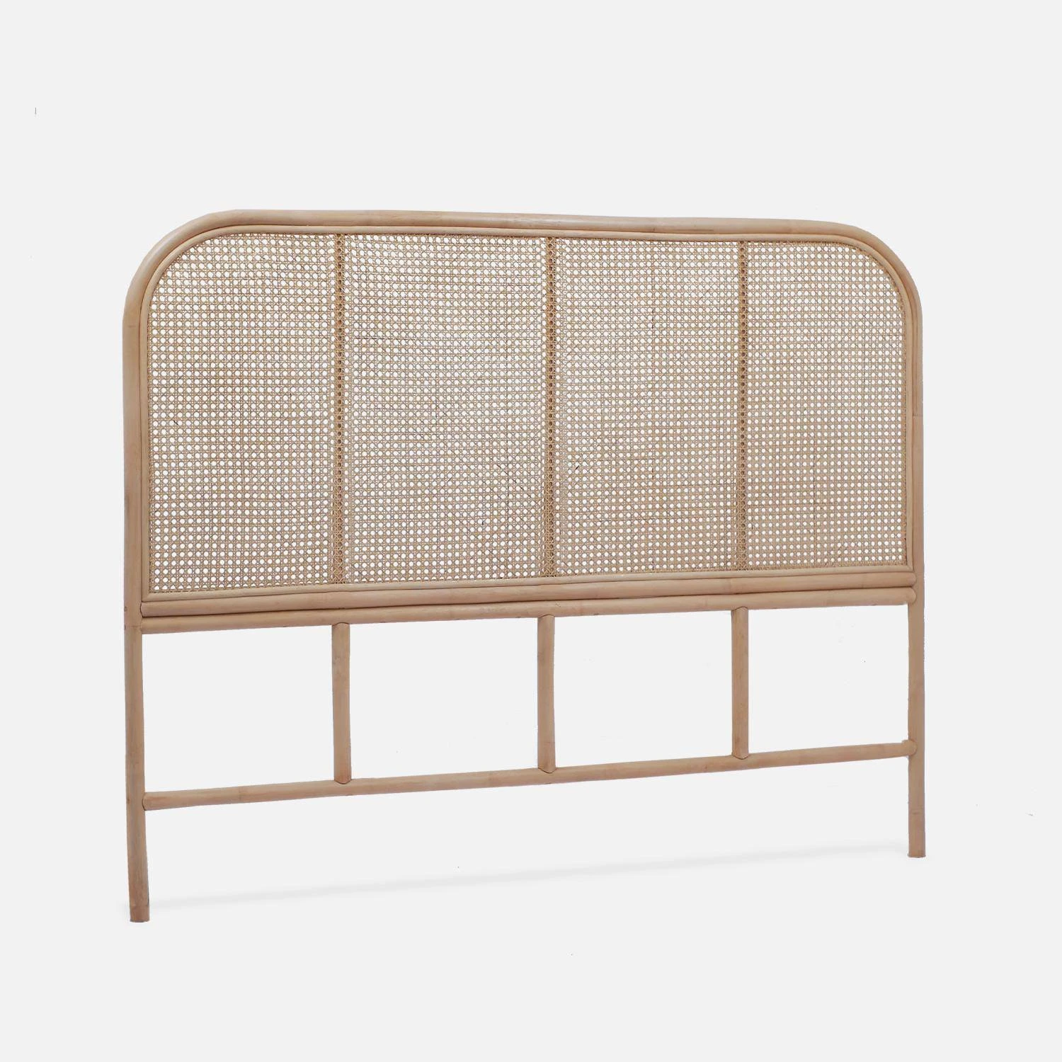 Tête De Lit En Rotin Naturel Et Cannage 3 Tête De Lit En Rotin Naturel Et Cannage – Image 3