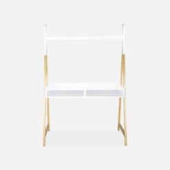 Bureau Tipi Enfant Avec Casiers Couleur : Blanc -Mobilier de maison itipideskwh f401f92d054b5dcfea85fb961963d81d