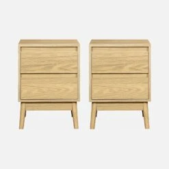 Table De Chevet Effet Bois Deux Tiroirs (lot De 2) 9 Table De Chevet Effet Bois Deux Tiroirs (lot De 2) -Mobilier de maison iwdbesidex2 6a6881a1cf6d9e928f69a4566ce0d4c8
