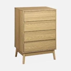 Commode Effet Bois 4 Tiroirs -Mobilier de maison iwdchest4d 6ea48898b4308ea0a0d19d530117783c