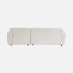 Canapé D'angle, Tissu Bouclette, 3 Places 6 Canapé D'angle, Tissu Bouclette, 3 Places -Mobilier de maison iwlsofarcboucl b8dc7f08ec51c33f1f0796f8c1b671a8