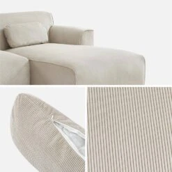 Canapé D'angle Velours Côtelé 2 à 3 Places 7 Canapé D'angle Velours Côtelé 2 à 3 Places -Mobilier de maison iwlsofrccrvvbg 1384a8d5a5a4fda058a0dec32eb6b808