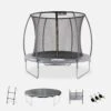 Trampoline 250cm Filet Intérieur Avec Pack D'accessoires