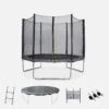 Trampoline 305cm Avec Pack D'accessoires Couleur : Gris