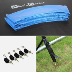 Trampoline 460cm Avec Pack D'accessoires -Mobilier de maison kit460blue 740bf7212d1eca2be16f18656278b188
