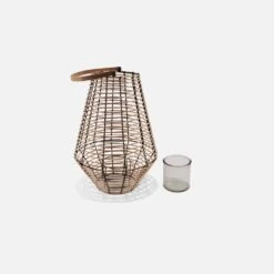 Lanterne En Rotin Intérieur/extérieur (lot De 2) -Mobilier de maison lant31rotinx2 85beede394297176d90e687949be4836