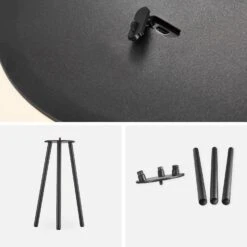 Lampe Extérieure LED 3 En 1 Avec Trépied -Mobilier de maison led313in1bk 4982d001f147b9e39acd8991bbfbbbaf