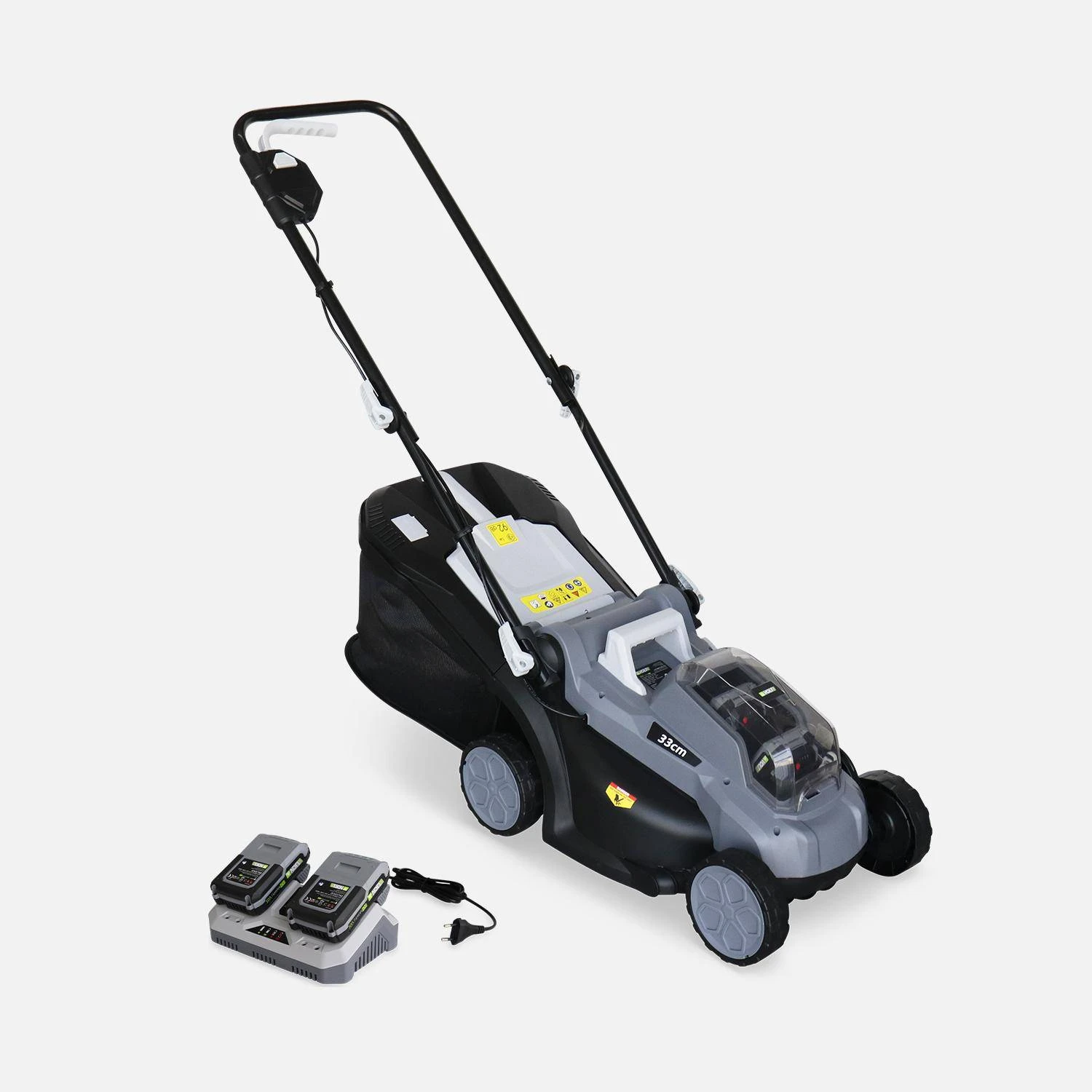 Tondeuse à Gazon à Batterie 2x20V 33cm 1 Tondeuse à Gazon à Batterie 2x20V 33cm