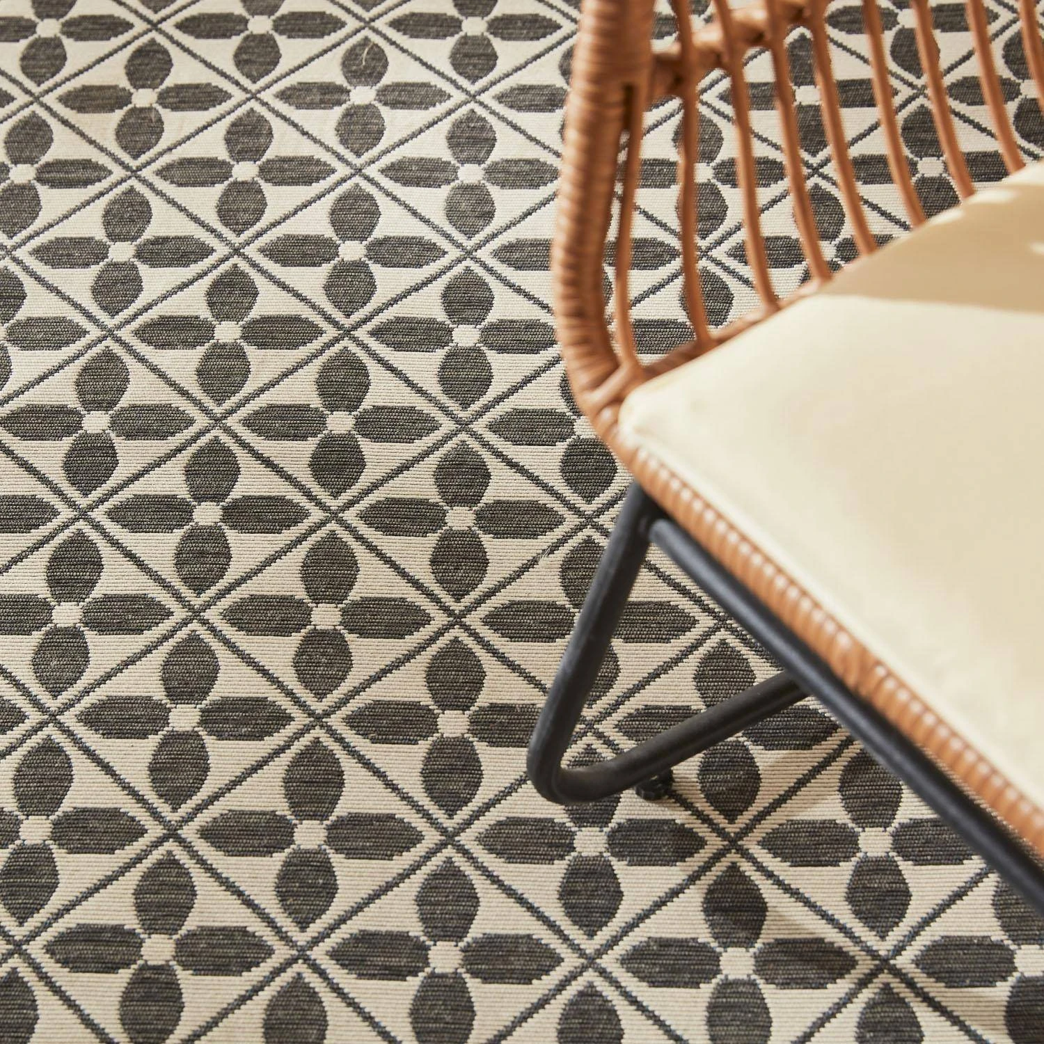 Tapis Extérieur / Intérieur Motif Carreaux De Ciment 2 Tapis Extérieur / Intérieur Motif Carreaux De Ciment – Image 2