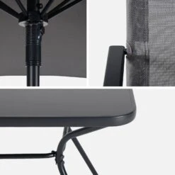 Table De Jardin Acier, 6 Fauteuils Et 1 Parasol 15 Table De Jardin Acier, 6 Fauteuils Et 1 Parasol -Mobilier de maison mt140r6umbat f7175b32f475fcaa6ec494b40d61d38c