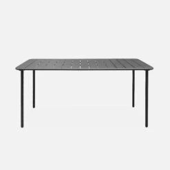Table De Jardin Métal 6-8 Places Couleur : Anthracite 10 Table De Jardin Métal 6-8 Places Couleur : Anthracite -Mobilier de maison mt160x90at 1c6a3cb0ce92ecf9ecca0c7d7e5363bd