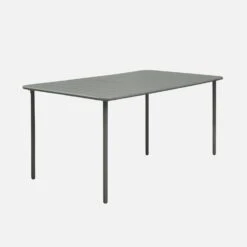 Table De Jardin Métal 6 Chaises Couleur : Savane -Mobilier de maison mt160x90r6sav 411fdf3dfd2ae0a2e272ddb0533aad80