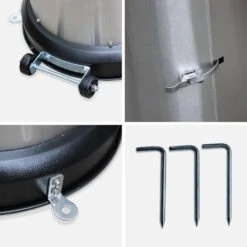 Lot De 2 Parasols Chauffants Gaz 12,5kW 9 Lot De 2 Parasols Chauffants Gaz 12,5kW -Mobilier de maison pc1104ssx2 8dd254996aa0e9ef89a59adfbb4f58e2