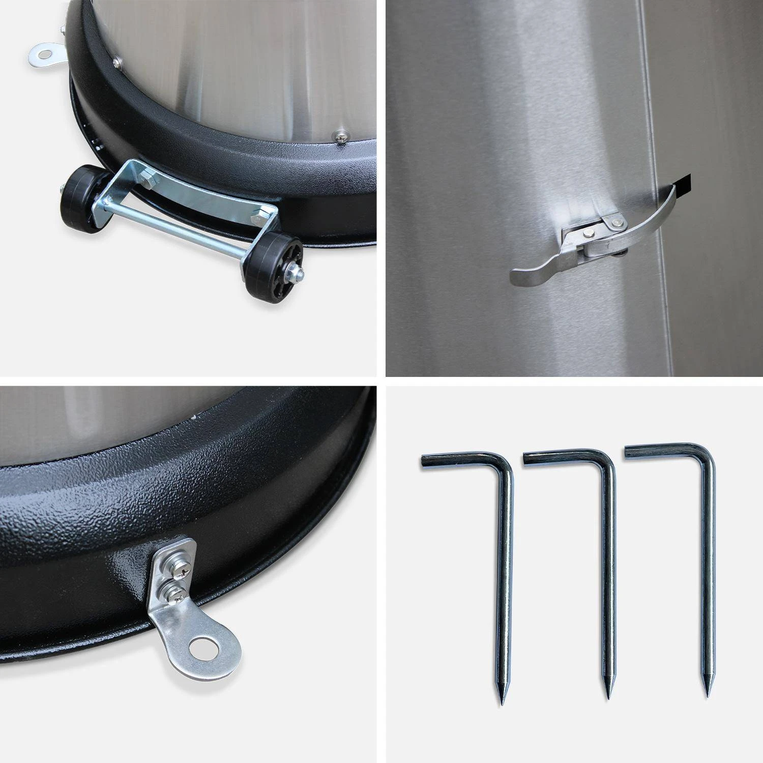 Lot De 2 Parasols Chauffants Gaz 12,5kW 5 Lot De 2 Parasols Chauffants Gaz 12,5kW – Image 5