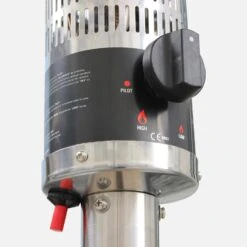 Parasol Chauffant Gaz 12,5kW Couleur : Noir -Mobilier de maison pc1204bk 19f03c3516d603247f8baab0f9195081