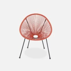 Fauteuil Oeuf En Corde (lot De 2) Couleur : Terracotta 9 Fauteuil Oeuf En Corde (lot De 2) Couleur : Terracotta -Mobilier de maison pex2ter 3a335461cbbf7be8ca079c85ba81fd34