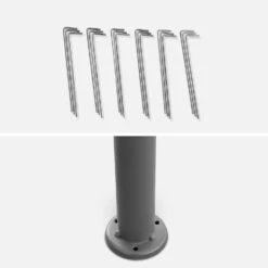 Tonnelle 3x3m Avec Rideaux Couleur : Gris -Mobilier de maison pgskd3x3gy 06352250c7f635cff19e37b4217fd7df