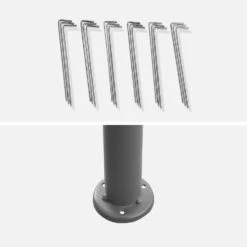 Tonnelle 3x4 M Avec Rideaux Couleur : Gris -Mobilier de maison pgskd3x4gy 29073f12b8b96b6dea2cf856e14b10e6