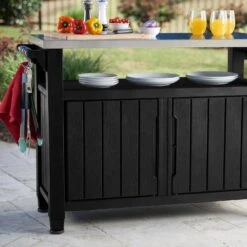 Desserte Extérieure Avec Rangements Pour Plancha -Mobilier de maison plktroxlat 1030b844e15d11cf827e69401b883271