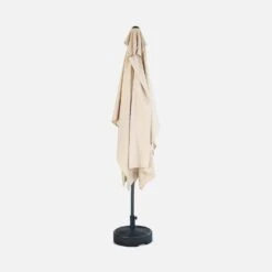 Parasol Rectangulaire 2x3m Couleur : Sable -Mobilier de maison pu2x3sand cae80f01641faa13c8a14008f0eba004