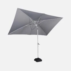 Parasol Rectangulaire 2x3m, Aluminium Anodisé Couleur : Gris 12 Parasol Rectangulaire 2x3m, Aluminium Anodisé Couleur : Gris -Mobilier de maison puano2x3gy 394283c2c468ec14682037242c393429