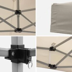 Tonnelle Pliante 3x3 M -Mobilier de maison pug3x3sand fcb446687b6a05462b90e4c45349ffe1