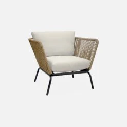 Salon De Jardin Bas, Résine Tressée Effet Rotin, 4 Places Couleur : Beige -Mobilier de maison raw4plbg a892e73796715c84be94e4e804c3c01f