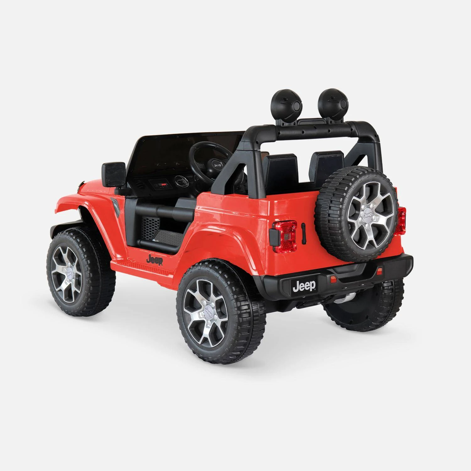 Voiture électrique Enfant JEEP 12V, 1 Place Couleur : Rouge 2 Voiture électrique Enfant JEEP 12V, 1 Place Couleur : Rouge – Image 2