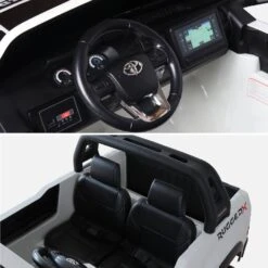 Voiture électrique Enfant Toyota Hilux 12V, 2 Places Couleur : Blanc 13 Voiture électrique Enfant Toyota Hilux 12V, 2 Places Couleur : Blanc -Mobilier de maison roctoyhilrcwh f650f569a798c732ac4ddf18925f2aa6