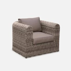 Salon De Jardin Résine Tressée Ronde 5 Places Couleur : Beige / Beige 8 Salon De Jardin Résine Tressée Ronde 5 Places Couleur : Beige / Beige -Mobilier de maison rw3003bg 248055a11d9c3013efd9e54afd42ef70