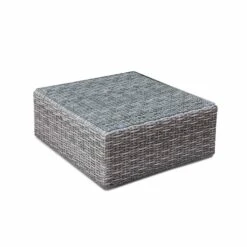 Salon De Jardin Résine Tressée Ronde 6 Places Couleur : Gris / Gris Chiné -Mobilier de maison rw3005gy 36a8360fc2f6fe009f557b337d3ace2f