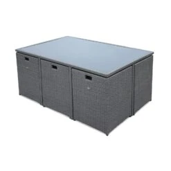 Salon De Jardin 6-10 Places Avec Housse - Vasto Couleur : Gris / Gris 10 Salon De Jardin 6-10 Places Avec Housse - Vasto Couleur : Gris / Gris -Mobilier de maison salon de jardin 6 10 places vasto avec housse coloris gris coussins gris chine table encastrable bf478a37618cd78c4de7ac41e60fa9b0