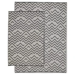 Tapis Extérieur Rectangulaire Motif Vagues 9 Tapis Extérieur Rectangulaire Motif Vagues -Mobilier de maison tapis d exterieur 180x270cm sydney rectangulaire motif vagues noir beige 6e4f0c99d170dcc9a8431703ff3f3046