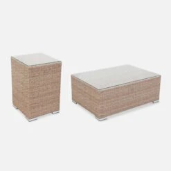 Salon De Jardin Résine Tressée 12 à 14 Places Couleur : Beige / Beige 14 Salon De Jardin Résine Tressée 12 à 14 Places Couleur : Beige / Beige -Mobilier de maison w002xlnatbg bf27049e99109a34d0038eca26f39959