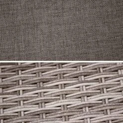 Salon De Jardin Résine Tressée 6 Places Couleur : Gris / Gris Taupe -Mobilier de maison wk100r5sofagy 785c2e55ee1858b24514eb4f9ca2db49