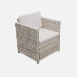 Salon De Jardin Résine Tressée 4 Places Couleur : Naturel / Beige 11 Salon De Jardin Résine Tressée 4 Places Couleur : Naturel / Beige -Mobilier de maison wk3101lqnatbg 24244f20246a54c551581b9d20d2da03
