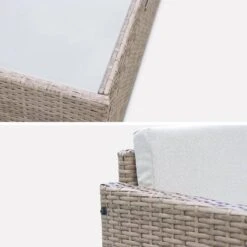 Salon De Jardin Résine Tressée 4 Places Couleur : Naturel / Beige 13 Salon De Jardin Résine Tressée 4 Places Couleur : Naturel / Beige -Mobilier de maison wk3101lqnatbg a21fbe7c0a5f82511e210ab0812a3e2d