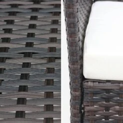 Salon De Jardin Résine Tressée 4 Places Couleur : Marron / Ecru 13 Salon De Jardin Résine Tressée 4 Places Couleur : Marron / Ecru -Mobilier de maison wk3109lqbn bdf65490b3b001df14949cfa163cdebf