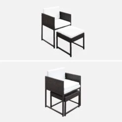 Table De Jardin Encastrable Résine Tressée 8 Chaises, 4 Poufs Couleur : Marron / Ecru 10 Table De Jardin Encastrable Résine Tressée 8 Chaises, 4 Poufs Couleur : Marron / Ecru -Mobilier de maison wk8cubepfbn 41da041a561e13f8621a40ccf5cda5e6