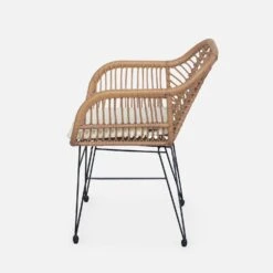 Fauteuil Effet Rotin Résine Et Métal (lot De 2) -Mobilier de maison wkchrx2bamb e7fa6f8973ed0bf8fae1607e39015e68