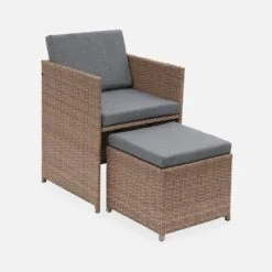 Table De Jardin Encastrable Résine, 10 Fauteuils Couleur : Beige / Gris Chiné 8 Table De Jardin Encastrable Résine, 10 Fauteuils Couleur : Beige / Gris Chiné -Mobilier de maison wkdgcube10ntgy 7140c68f3e30971d792a17542df218f8