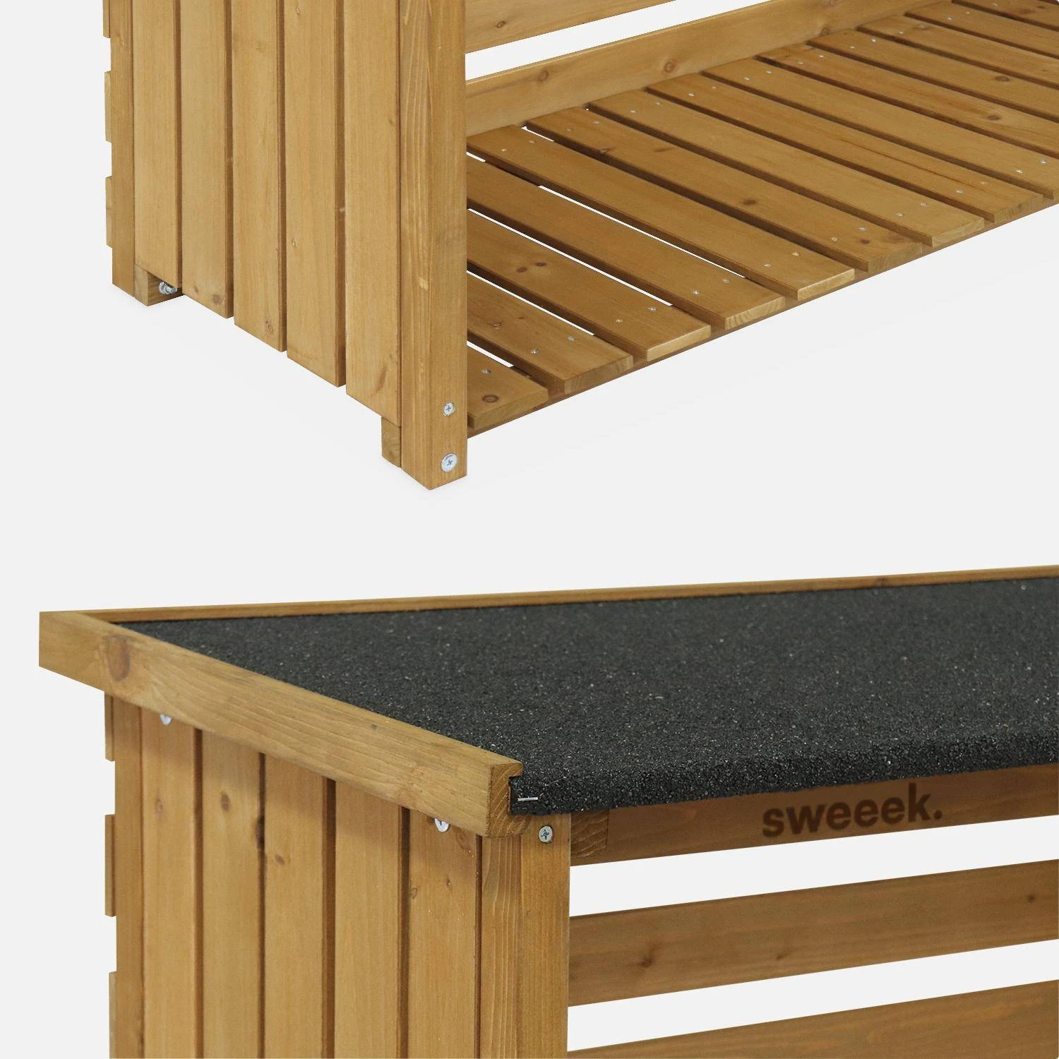 Abri Bûches 120x45x120cm,bois 5 Abri Bûches 120x45x120cm,bois – Image 5