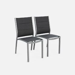 Table De Jardin Extensible Aluminium, 6 Chaises Couleur : Gris / Gris Foncé 12 Table De Jardin Extensible Aluminium, 6 Chaises Couleur : Gris / Gris Foncé -Mobilier de maison xtsafm210r6at b51cae6debb5d3b0867002cf03037fc6